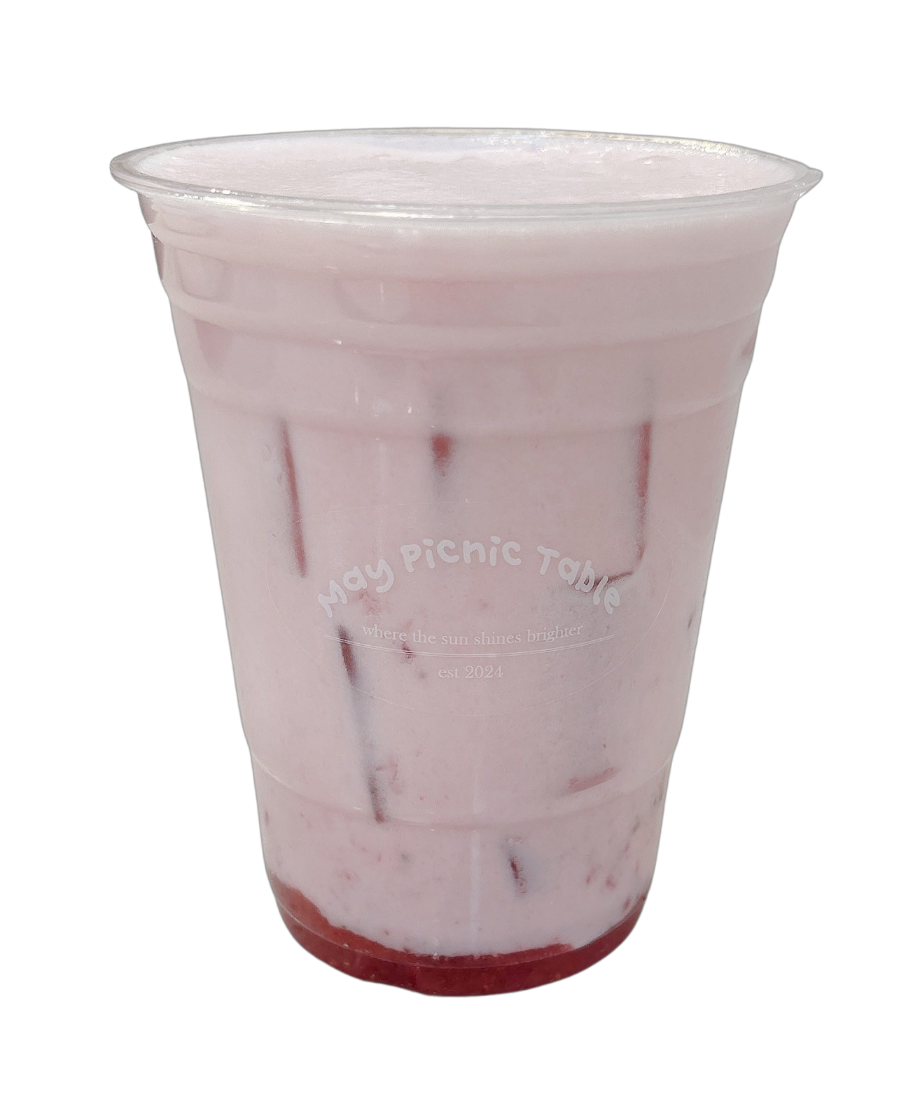 Strawberry Latte | May Picnic Table